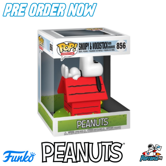 PRE ORDER Funko Pop! Peanuts Snoopy On Doghouse Deluxe #856