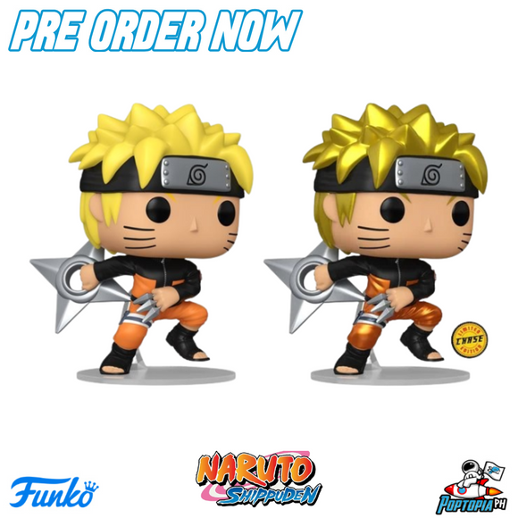 PRE ORDER Funko Pop! Naruto: Shippuden Naruto Uzumaki with Shuriken #1843 (2ND QTR 2025)