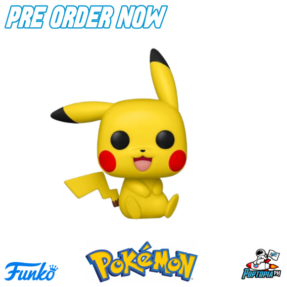 PRE ORDER Funko Pop! Pokemon Pikachu Sitting #842 Restock