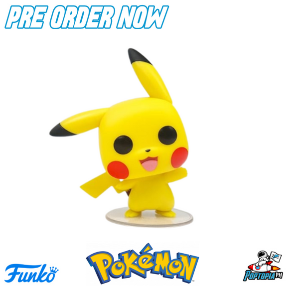 PRE ORDER Funko Pop Pokemon Pikachu Waving 553 Restock Poptopia PH