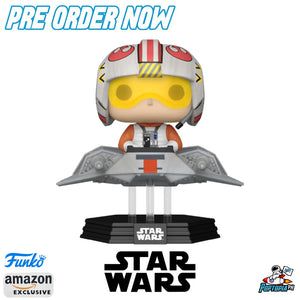 PRE ORDER Funko Pop! Ride Super Deluxe: Star Wars Hyperspace Heroes - Luke Skywalker in T-47 Airspeeder Amazon Exclusive #662