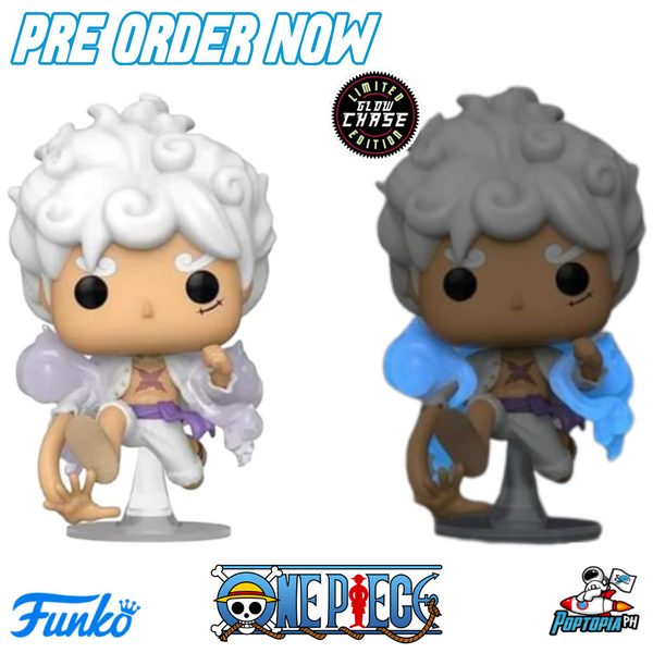 PRE ORDER Funko Pop! One Piece Luffy Gear Five 5+1 Chase Bundle