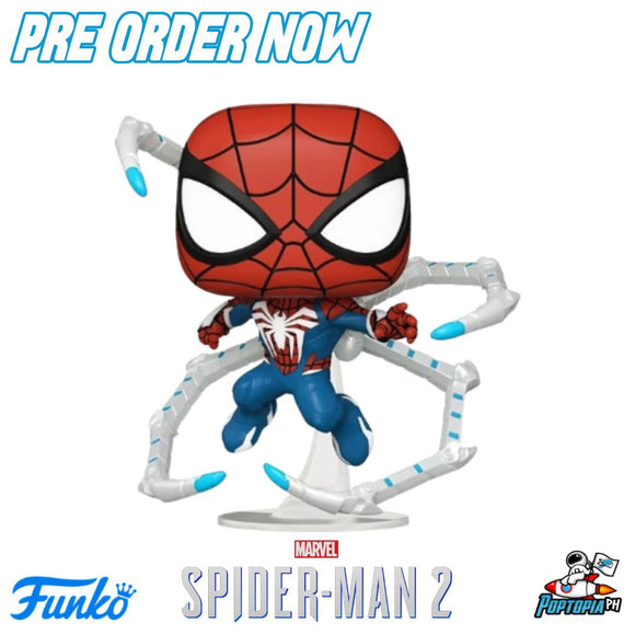 PRE ORDER Funko Pop! Spider-Man 2 Game Peter Parker Advanced Suit 2.0 #971