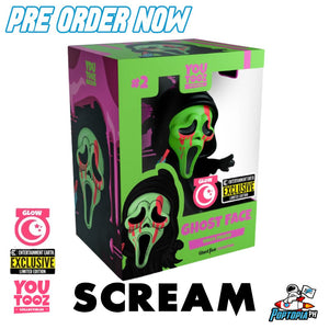 PRE ORDER YouTooz Glow In The Dark Ghost Face Entertainment Earth Exclusive #2