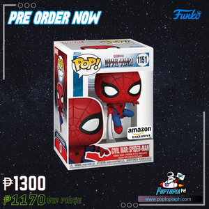 PRE ORDER Funko Pop!Funko Pop! Marvel: Captain America: Civil War Build A Scene - Spider-Man, Amazon Exclusive, Figure 9 of 12