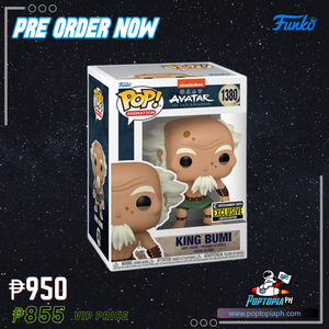 PRE ORDER Funko Pop! Avatar: The Last Airbender King Bumi - Entertainment Earth Exclusive