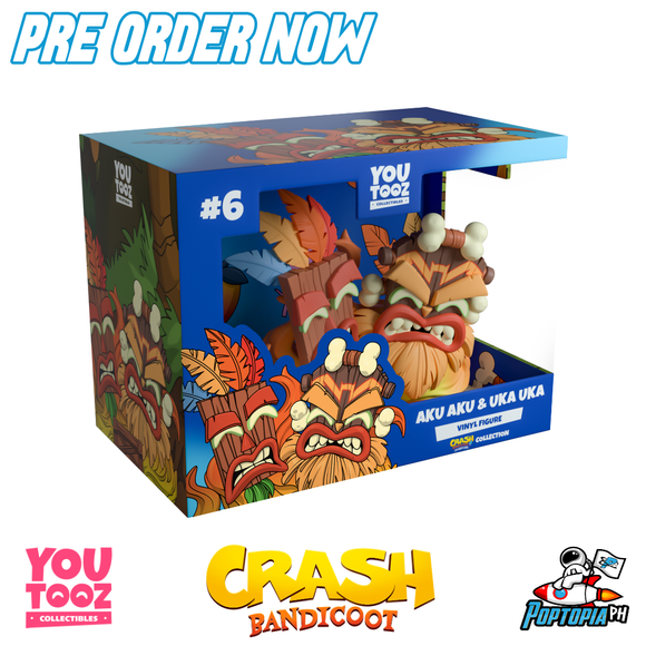 PRE ORDER Youtooz Activision Crash Bandicoot Aku Aku & Uka Uka