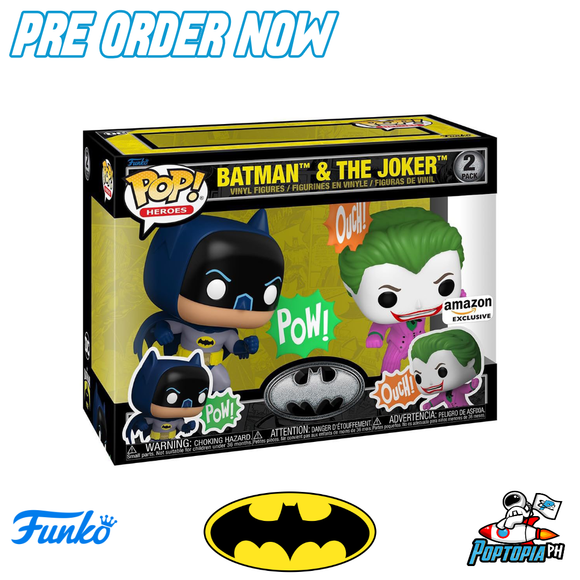 PRE ORDER Funko Pop! 2 Pack Batman and The Joker - Amazon Exclusive