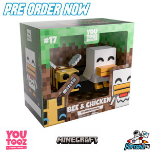 PRE ORDER Youtooz Minecraft Bee and Chicken
