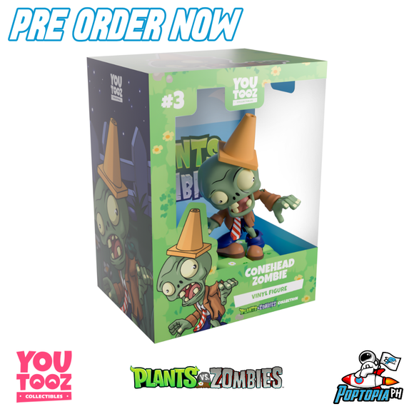PRE ORDER Youtooz Plants vs. Zombies Conehead Zombie