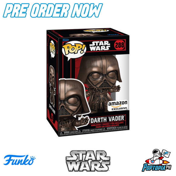 PRE ORDER Funko Pop! Star Wars Darth Vader Bronze - Amazon Exclusive