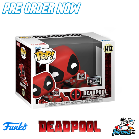 PRE ORDER Funko Pop! Deadpool Hearts Wolverine #1413 - Entertainment Earth Exclusive