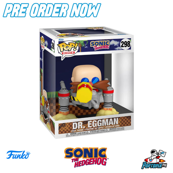 PRE ORDER Funko Pop Ride! Sonic the Hedgehog Dr. Eggman #298