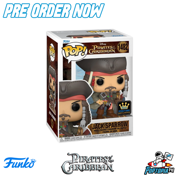 PRE ORDER Funko Pop! Pirates of the Caribbean Jack Sparrow (Opening) #1482 Specialty Series