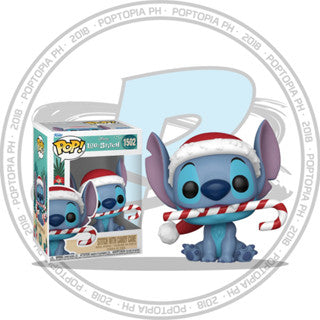 Funko Pop! Lilo & Stitch Holiday Stitch with Candy Cane