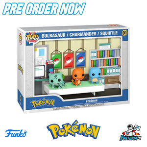 PRE ORDER Funko Deluxe Pop! Pokemon Starters Moment