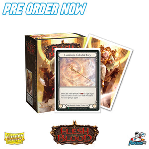 PRE ORDER Dragon Shield Sleeves 100ct Box Brushed Art Flesh and Blood Prism Advent of Thrones