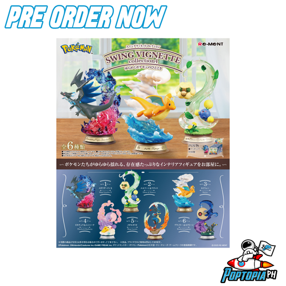 PRE ORDER Rement Pokemon Swing Vignette Collection 4 - Box Of 6