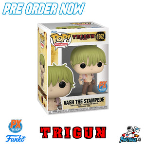 PRE ORDER Funko Pop! Trigun Vash the Stampede Shirtless #1562 - Previews Exclusive