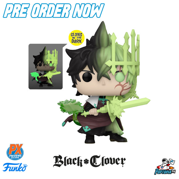 PRE ORDER Funko Pop! Black Clover Yuno Spirit of Zephyr GITD - Previews Exclusive