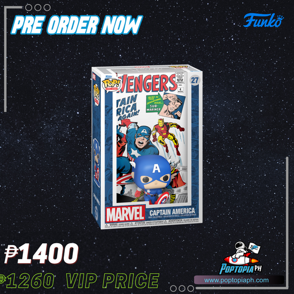 PRE ORDER Funko Pop! Avengers - Captain America Comic Cover