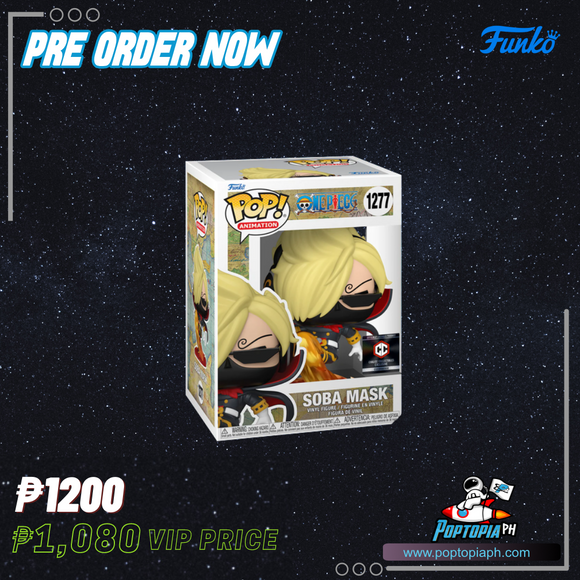 PRE ORDER Funko Pop! One Piece Soba Mask - Chalice Exclusive