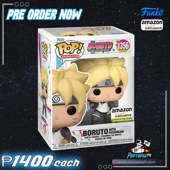 PRE ORDER Funko Pop! Boruto with Rasengan GITD - Amazon Exclusive