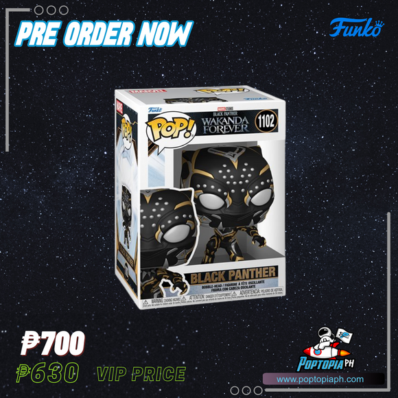 PRE ORDER Funko Pop! Black Panther Wakanda Forever - Black Panther (Rerun)